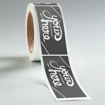 Custom printed rectangle roll labels